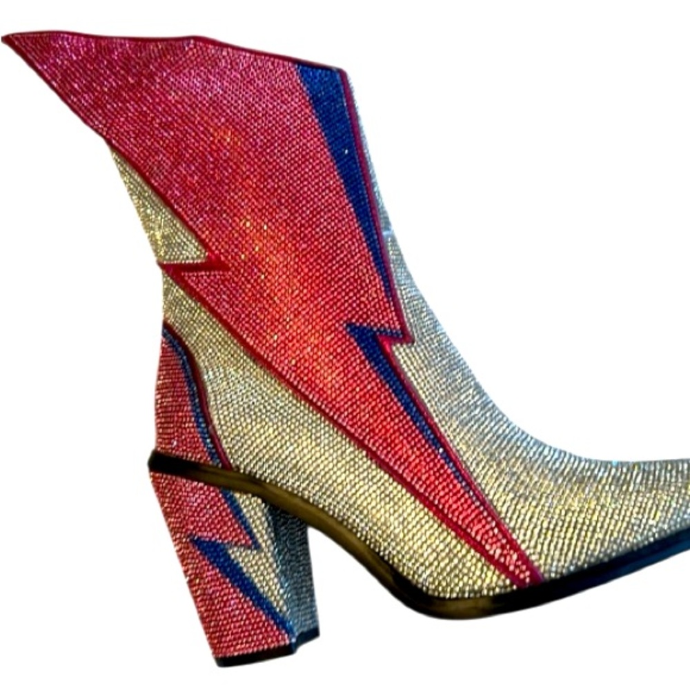 New no box Dolls Kill Sheriff Shine Cowboy Boots - Ziggy size 5